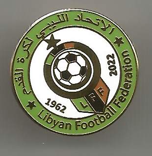 Badge Football Association Libya 60 Years green